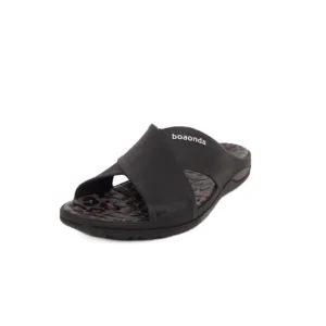 Chinela Cruzada Negra Mujer