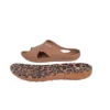 Chinela Cruzada Marrón Mujer